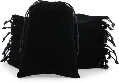 Velvet Drawstring Jewelry Bag, 5x7 Tarot Card Pouch, Or Wrapping Halloween by Tapleap