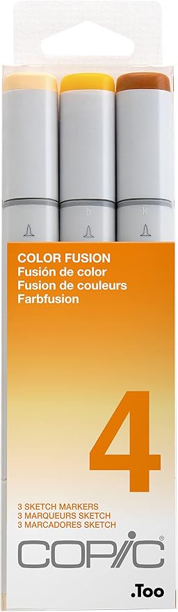Copic Sketch, Alcohol-based Markers, Color Fusion #4 by COPIC