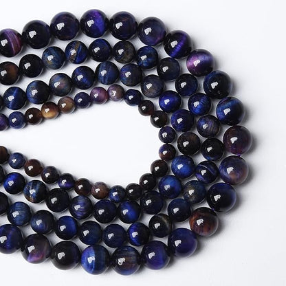 120PCS 6mm AAA Natural Tiger Eye Stone Beads Gemstone Round Spacer Loose Beads - Image 3