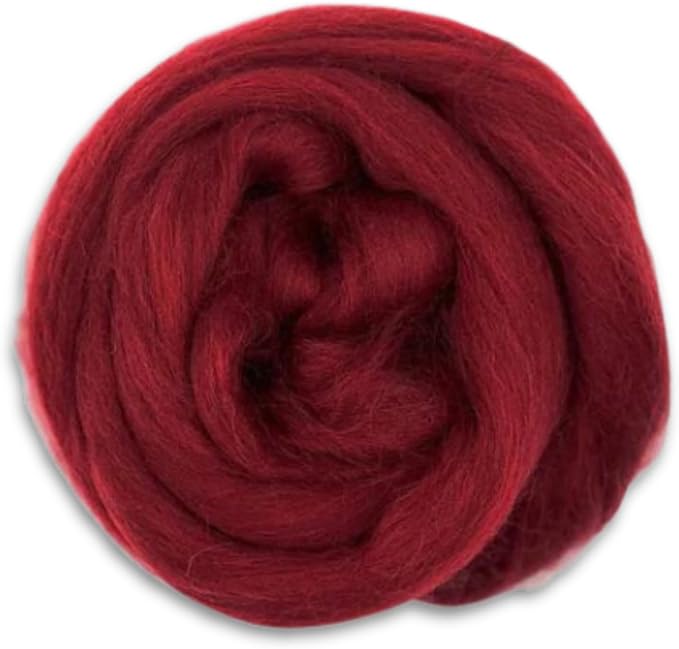 Revolution Fibers Dyed Corriedale Wool | 8.2 Ounces of Premium Combed Wool Top by RevolutionFibers