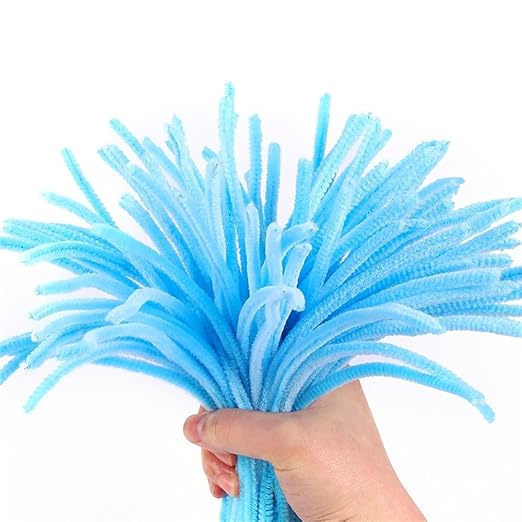 100 Pieces Pipe Cleaners Chenille Stem, Pastel Candy Color Pipe Cleaners Set - Image 3