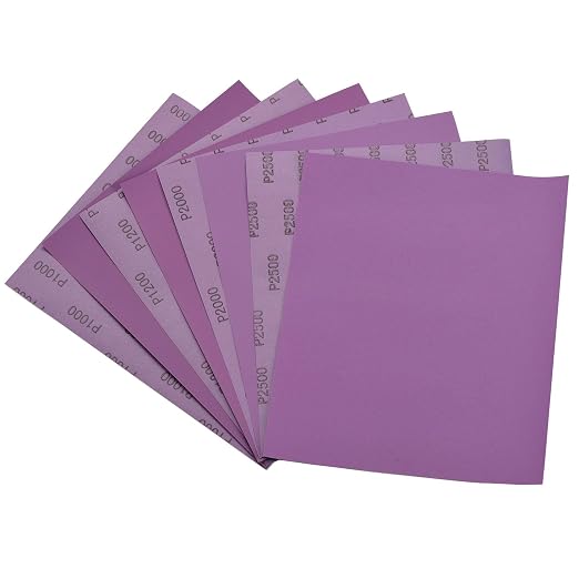 Sand Paper, Sandpaper 25Pack, Wet Dry Sandpaper Sheets, Sandpaper Assortment by Mipepe