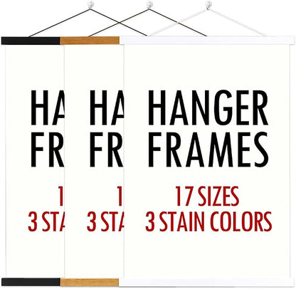Ywlake Magnetic Poster Hanger, 19x27 19x13 19x25 Poster Frame Wood Wooden - Image 5