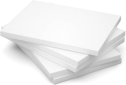 GOTIDEAL Stretched Canvas, 16x20 Inch Set of 5, Primed White - Image 3