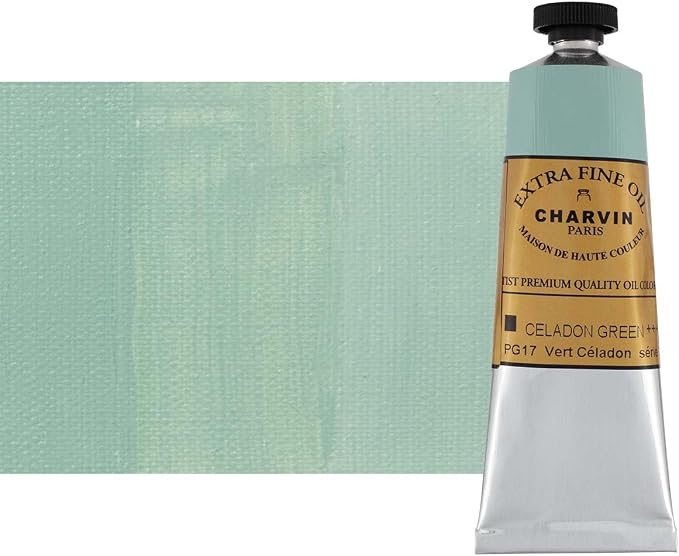 Charvin Extra Fine Oil Paint, Celadon Green 60 mL by Unknown