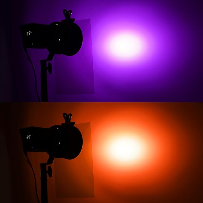 Lystaii 9pcs Halloween Lighting Gel Filter 11.8 x 11.8 Inches Gel Light Filter - Image 5