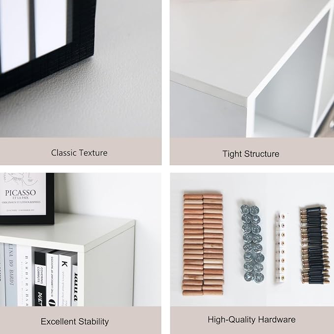 Wooden 9 Cube Storage Organizer - Image 3