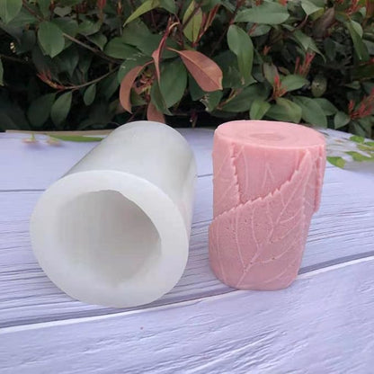 Tree Leaf Candle Mold Silicone Clay Soap Mould - Image 4