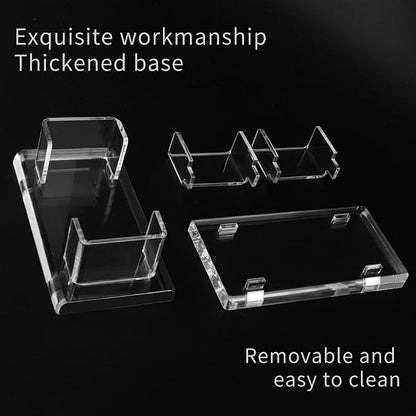 2Pack Acrylic Business Card Holder Enlarged Holds 120 Cards - Image 5