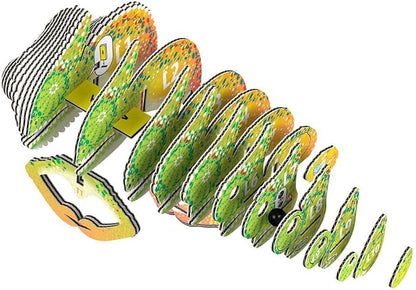 Eugy Chameleon 3D Puzzle, 31 Piece Eco-Friendly Educational Toy Puzzles - Image 7