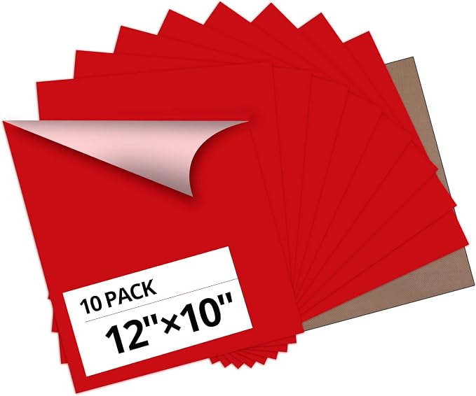 HTVRONT Red Heat Transfer Vinyl Bundle by HTVRONT