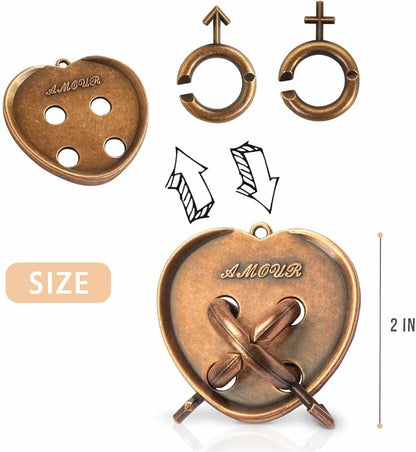 Fun Metal Brain Teaser Puzzle Games - Image 4