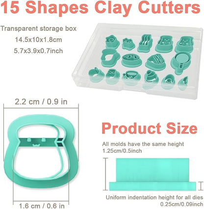 ACRNIGHEET Polymer Clay Cutters - Image 2