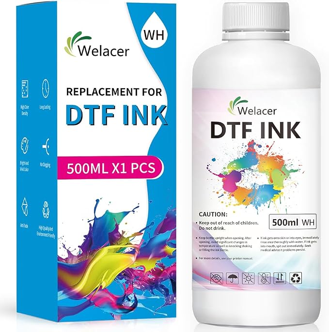 DTF Ink White 500ml by WelacerBrand