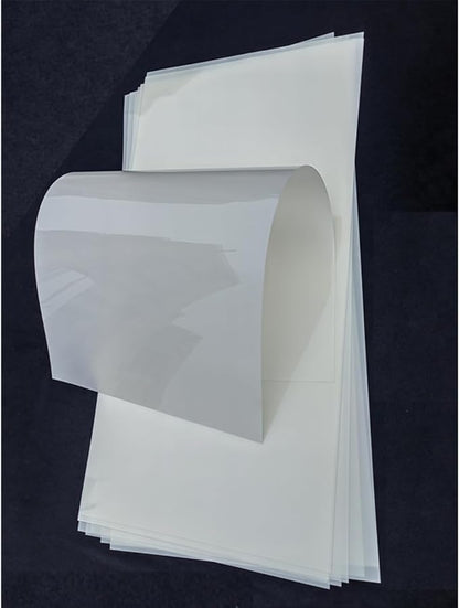 BANLTRE 12 x 24 Flat Packaging Mylar Sheet Milky Translucent PET Blank Stencil by BANLTRE