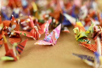 50 Origami Paper Yuzen Washi Paper Different Patterns Japanese Print 6x6 inches - Image 8