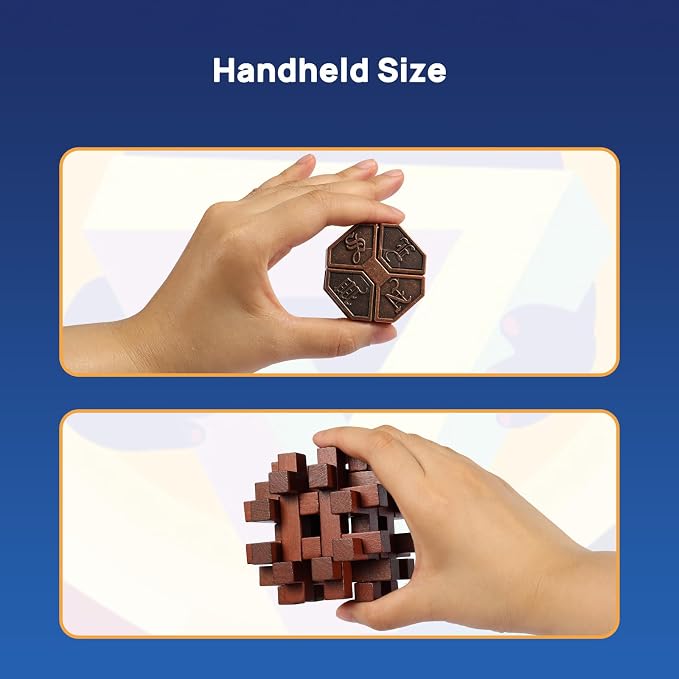 9pcs Difficulty Puzzles Gift for Adults, and Kids Brain Teaser Puzzles Game - Image 6