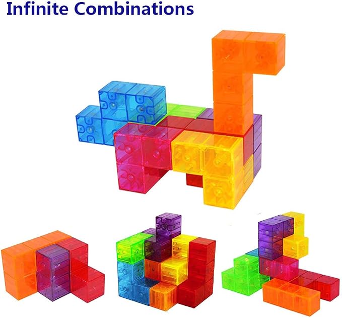 2-Pack Wtohobby Magnetic Soma Cube Block- Children's Educational Toys Magnetic - Image 3