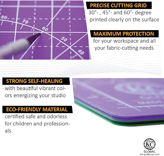 KC GLOBAL A2 Professional Grade Self-Healing Cutting Mat - Image 2