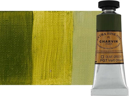 Charvin Extra Fine Oil Paint, Olive Green 20 mL by Unknown