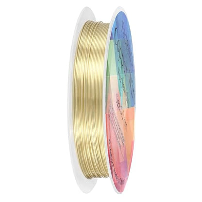 0.5 mm/24 Gauge Copper Wire for Jewelry Making, 20.3FT Copper Beading Craft by MMETERXITY