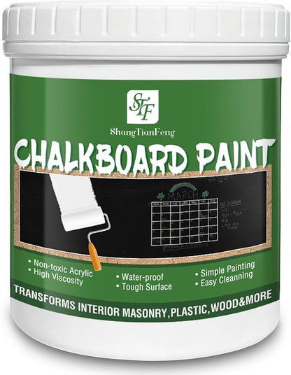 ShangTianFeng Black Chalkboard Paint （32 FL Oz） by ShangTianFeng