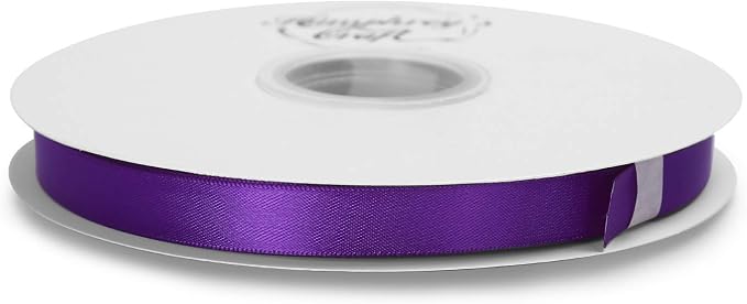 Humphrey's Craft 1/2 Inch Purple Double Faced Satin Ribbon - Image 3