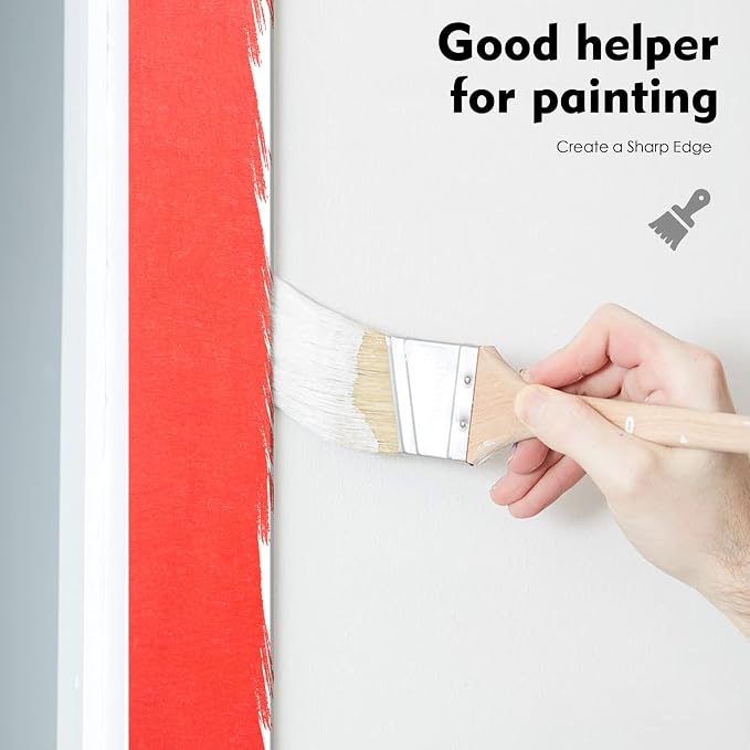 Red Painters Tape, 1” x 60 Yds x 5 Rolls - Image 5