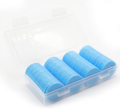 Set of 100 Opaque Plastic Learning Counters Mini Poker Chips Game Tokens - Image 2