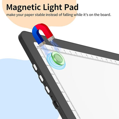 Elice Magnetic A4 Light Board for Diamond Painting, Ultra-Thin Tracing LED - Image 6
