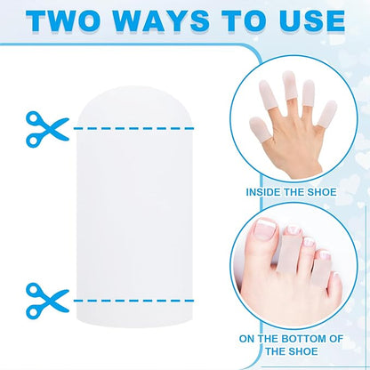 PATIKIL Gel Finger Cots 1.8"x0.67" - Image 3
