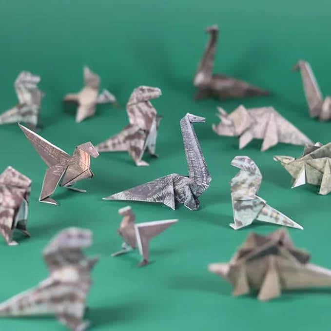 DIY Paper Cats Kit, Cute Kitten Origami Papercraft Kit, 50 Sheets DIY Origami - Image 9