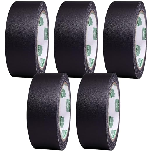 BookGuard 1 1/2 Inch Wide Bookbinding Tape, Vinyl Coated Cotton Cloth Book by ChromaLabel