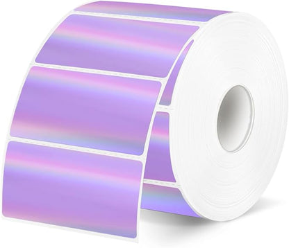 Direct Thermal Label 2x1 Inch- Barcode Labels- Holographic Thermal Sticker by Unknown