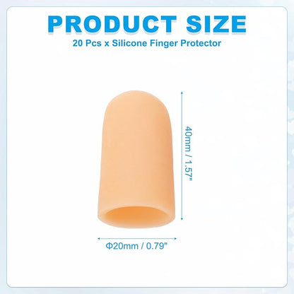 PATIKIL Gel Finger Cots 1.6"x0.79" - Image 2