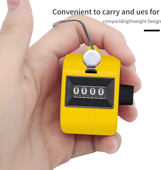 12 Pcs Hand Tally Counter 4-Digit Lap Counter Clicker, Manual Mechanical - Image 5