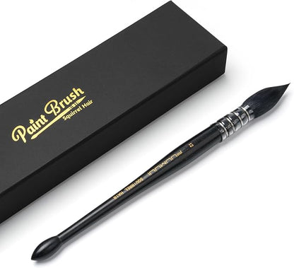 Professional Watercolor Brush, Fuumuui Natural Squirrel Hair Mop Brush by FUUMUUI