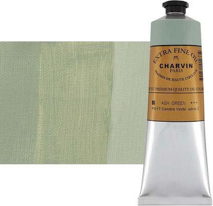 Charvin Extra Fine Oil Paint, Ash Green 150 ml - Image 2
