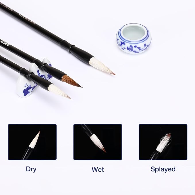 MEGREZ Chinese Calligraphy Set for Beginners, Comes - Image 3