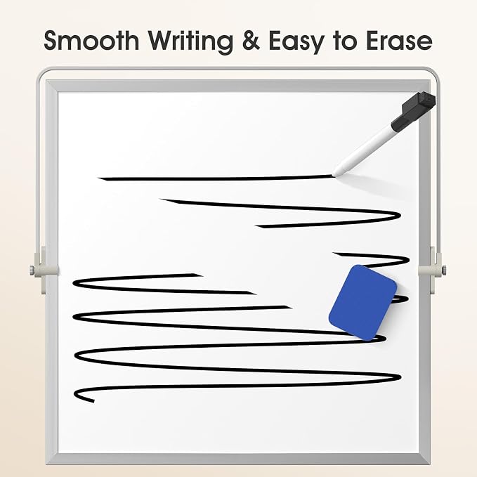 MaxGear Small White Board with Stand, Mini Dry Erase Board - Image 5