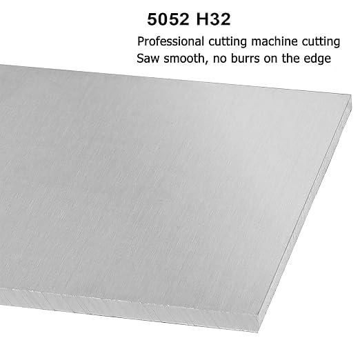 1 Pack 5052 H32 Aluminum Sheet Metal 12” x 12”x 1/16” Flat Plain Thin Aluminum - Image 3