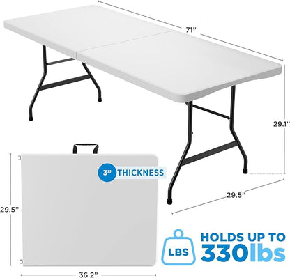Sorfey Folding Table 6-Foot X 30 inch - Image 2