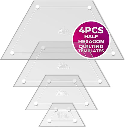 Quilting Acrylic Template Set | Precision Tools by LaserThing
