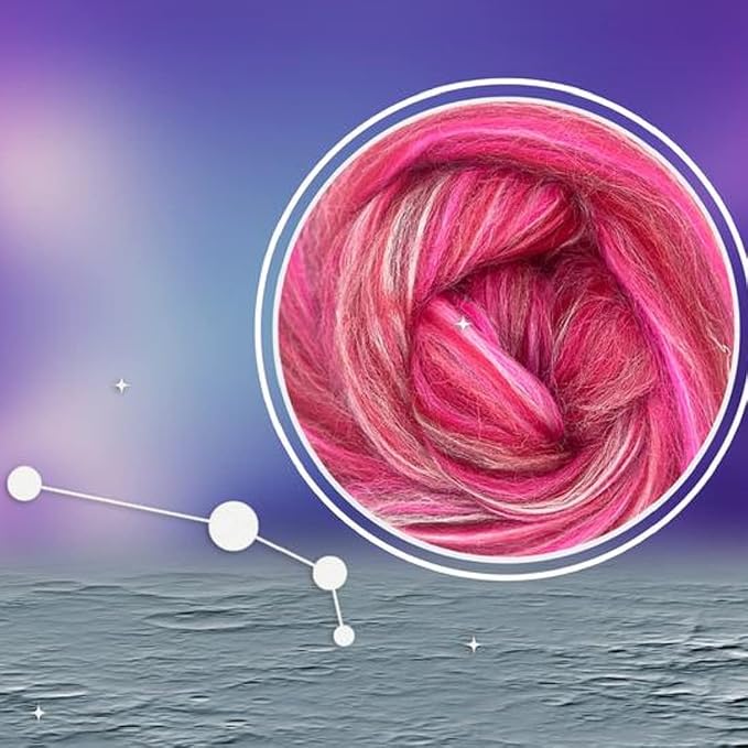 Revolution Fibers – Constellation Range Roving | Multicolored Tonal Blend of - Image 4