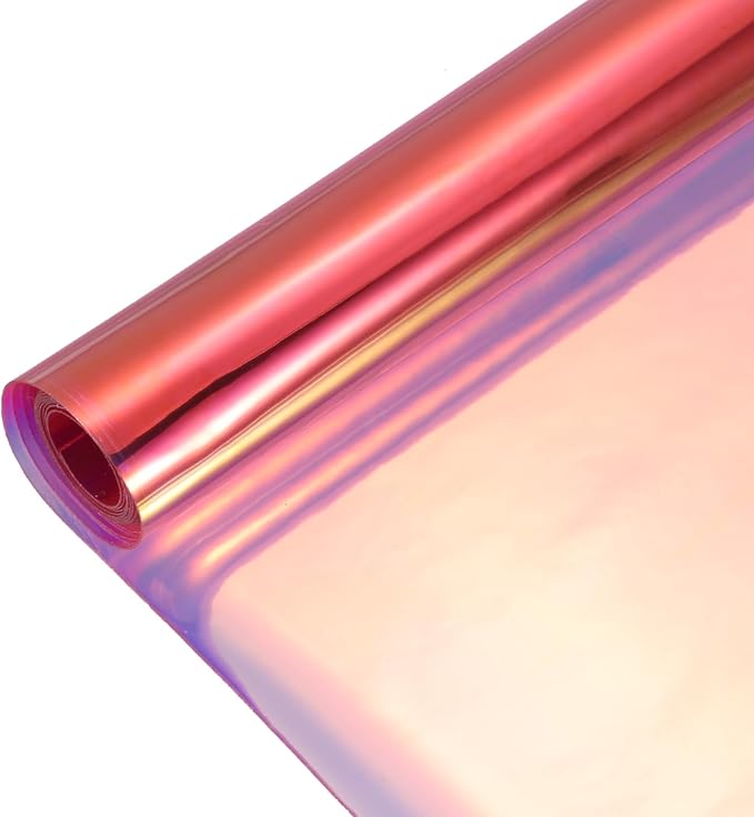 MECCANIXITY Holographic Clear PVC Vinyl Film Holographic PVC Fabric Waterproof by MECCANIXITY