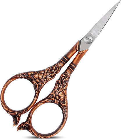 BIHRTC 4.5Inch Vintage Crochet Embroidery Scissors Small Sharp Pointed by HOME