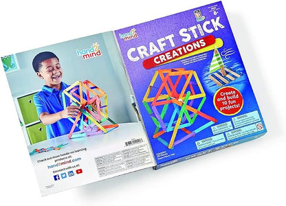 Learning Resources Craft Stick Creations 10 Science Experiments, Activity Book - Image 8