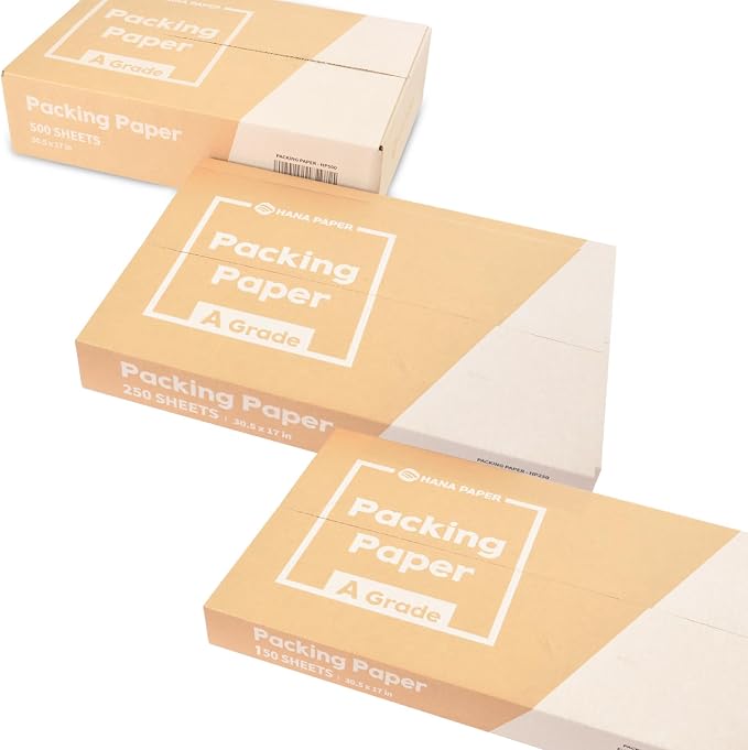 HANA PAPER 30.5" x 17" Large Size Packing Paper Sheets - Image 7