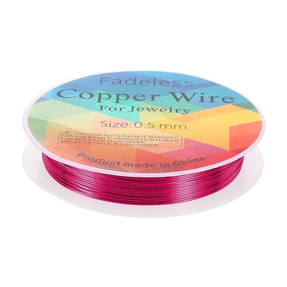 HARFINGTON 20ft Jewelry Wire, 24 Gauge Brass Craft Soft Metal Tarnish Resistant by HARFINGTON