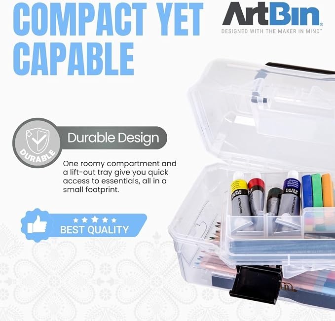 ArtBin 6890AG Small Project Box, Portable Art & Craft Organizer - Image 3